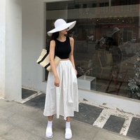 Topi Jerami Kertas Pinggiran Lebar Putih Model Terbaru Wanita Musim Panas Pantai UPF 50 Pelindung Sinar Matahari Dapat Dilipat Ukuran Besar Gaya Jepang