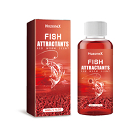 Attractant Liquide pour Poissons à l'Odeur de Ver Rouge, Additif pour Appât de Pêche, Améliorateur de Leurre pour Carpes, Basses, Truites, Poissons-chats en Eau Douce et Salée