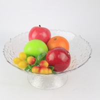2024 nouveauté Plats et assiettes de fruits en plastique transparents élégants pour la maison
