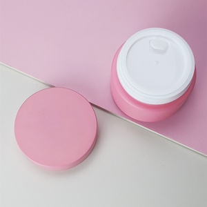 Pots en verre céramique rose mat givré de 30 ml, 1 oz, 50 g pour crème pour les yeux, hydratant, crème pour le visage, soins cosmétiques de la peau - Product Image 2