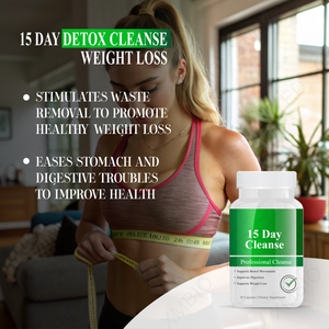 Natural <span class=keywords><strong>Detox</strong></span> Digestivo Cleanse cápsulas 15 dias Natural Colon Cleanse pílulas - Product Image 3