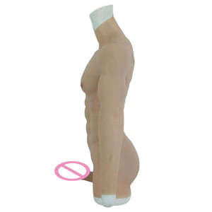 Traje <span class=keywords><strong>de</strong></span> silicona natural estilo anime con músculos y dildos masculinos, <span class=keywords><strong>forma</strong></span> <span class=keywords><strong>de</strong></span> pecho para cosplay <span class=keywords><strong>de</strong></span> mujer a hombre, transgénero, travesti - Product Image 4