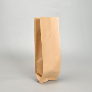 特注印刷平底プラスチック包装袋1kg 3kg PEプロテインパウダーコーヒー豆バルブジッパー付き - Product Image 2