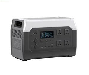 Taşınabilir güç istasyonu 2400W 2600W yanmaz geçiş soğutma sistemi 2048Wh 640000mah LifePO4 pil GÜNEŞ PANELI şarj hızı - Product Image 3