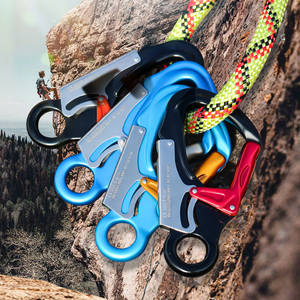 Mosquetón de Aluminio Personalizado de 35 kN para Vía Ferrata, Gancho de Escalada de Carga Pesada, Equipo de Seguridad Profesional para <span class=keywords><strong>Klettersteig</strong></span> al Aire Libre - Product Image 5
