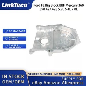 Linkteco thời gian Bìa satin nhôm cho Ford FE khối lớn bbf thủy ngân 360 390 427 <span class=keywords><strong>428</strong></span> 5.9l 6.4l 7.0L k7308 k7308p - Product Image 4