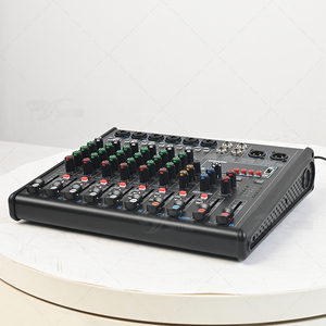 Mezcladora de Audio de 6 Canales, Mini Consola de Mezcla de Sonido, Controlador de <span class=keywords><strong>DJ</strong></span> con DSP, USB, Bluetooth para Espectáculos en Vivo - Product Image 4