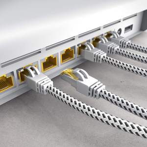 Cat7 Netzwerk kabel Gigabit Ethernet LAN Kabel - Baumwollmantel 10000 Mbit S - Patch kabel Roh kabel S FTP Pimf Schirmung Mit RJ 45 - Product Image 4