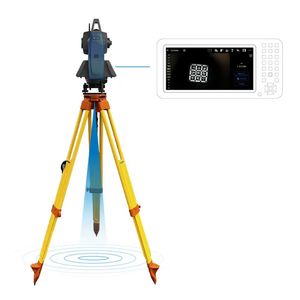 Stazione Totale Robotica Hi-Target HTS-820 con Misurazione Automatica dell'Altezza, Strumento di Rilevamento, Foglio Riflettente 500m - Product Image 5