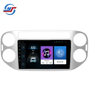 9 Zoll 2 Din Android Auto Carplay Autoradio GPS FM Dsp Rds Autoradio Navigation für Vw Tiguan