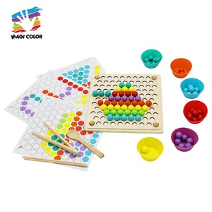 Jouet éducatif avec perles en <span class=keywords><strong>bois</strong></span>, multifonction, intéressant, pour enfants, W12F113 - Product Image 2