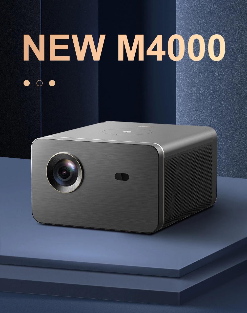 Changhong M4000 1080P Projector 4K Support for Home Theater 2000ANSI Lumen Android 9.0 WiFi Smart 3D Projector Cinema Beamer