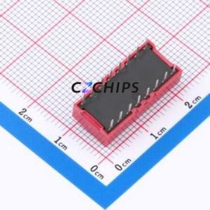 BSE08GR DIP Switch Through hole Component (THT) Switch Single Pole Single Throw 8 2.54mm 25mA - Product Image 2