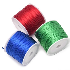 Cordón de Nailon al por Mayor de 50 m, Hilo de 2,5 mm <span class=keywords><strong>para</strong></span> Hacer Joyas, Borlas, <span class=keywords><strong>Abalorios</strong></span>, Nudos Chinos, Macramé, Cuerda <span class=keywords><strong>para</strong></span> Bolsos y Prendas - Product Image 5