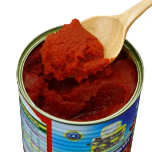 Pâte de tomate aseptique en 28-30% brix au meilleur prix du fabricant sans additif