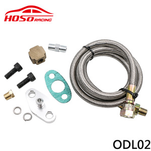Kit de Línea de Combustible Turbo Hoso Racing, Acero Inoxidable 304 y Aleación de Aluminio, para Mejora de Rendimiento Automotriz - Product Image 4