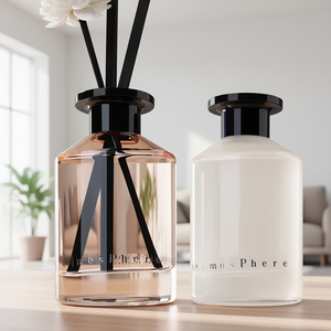 Set <span class=keywords><strong>Diffusore</strong></span> di Aromi Ecologico Personalizzato <span class=keywords><strong>con</strong></span> <span class=keywords><strong>Bastoncini</strong></span> in Rattan <span class=keywords><strong>per</strong></span> Aromaterapia Domestica - Product Image 1