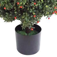 Vente en gros de topiaires en plastique pour la décoration de jardin plantes fruitières arbre topiaire artificiel bonsaï