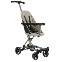 Poussette de bébé portable de luxe 6-en-1 compacte légère en alliage pliable à une main poussette de voyage/landau pour la taille de la cabine