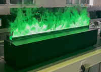 Cheminées à vapeur modernes, options d'insertion autonome, chauffage métallique, utilisation hôtelière, flamme LED, contrôle électrique par application