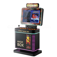 Borne d'arcade commerciale rétro à monnayeur, avec écran pliant de 22 pouces et cabinet métallique, pour jeux de combat en intérieur
