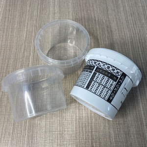 Food grade Plastic Fruit deli bucket tamper evident food storage deli containers