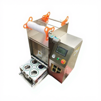Machine à sceller les gobelets pour bubble tea, boîtes à lunch, bouteilles à large ouverture, contenants en plastique, lait de soja – Scelleuse automatique de gobelets