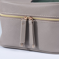 Ensemble étui suspendu voyage Logo fermeture éclair mode cuir luxe cosmétique pour sac pour hommes et femmes