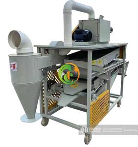 500 kg/saat siklon Vibro temizleyici ve yerçekimi ayırıcı tahıl temizleme makinesi ile mısır tohumu temizleyici birleştirin - Product Image 1