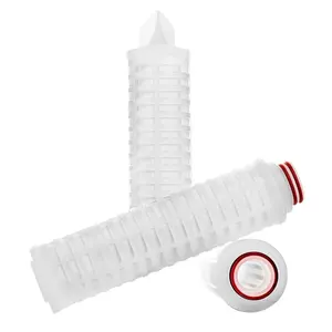 micro 0.04-1.2 filter cartridge PES pleated membrane for cell culture medium pre filtration in biological field