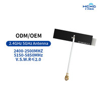 Antena Interna PCB de Doble Banda WiFi 2.4G 5.8G con Conector MHF1 U.FL para Router Inalámbrico, Punto de Acceso de Pared, IoT Gateway