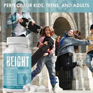 Cápsulas Veganas para el Crecimiento JBY OEM ODM de Marca Privada, Suplemento de Cápsulas para el Crecimiento con Calcio y Vitamina <span class=keywords><strong>D</strong></span> para Niños y Adolescentes - Product Image 5