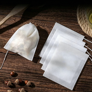 Bolsitas de Té Personalizadas OEM ODM de Calidad Alimentaria, No Tejidas, con Cordón |   Bolsas de Filtro Desechables para Té de Hojas Sueltas y Baños Herbales - Product Image 6