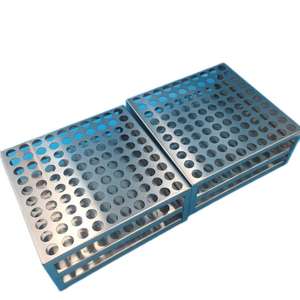 परीक्षण ट्यूब रैक के लिए अनुकूलन योग्य स्टेनलेस स्टील के लिए अनुकूलन योग्य स्टेनलेस स्टील 100 छेद - Product Image 5