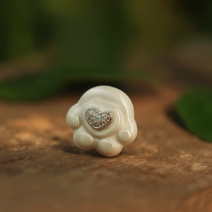 แหวนแฟชั่น สแตนเลสสตีล 316L ชุบทอง PVD ทนทาน ปรับขนาดได้ ดีไซน์รูปหัวใจ - Product Image 3