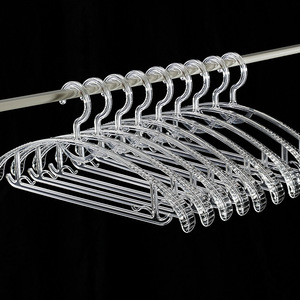 Acrylic Transparent <b>Clothes</b> Hanger Wide Shouldered Non Slip Hook Type For Clothing Store Drying <b>Rack</b> - Product Image 1