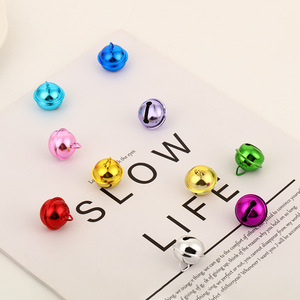 22mm colore caramella 17mm vernice da forno colorata piccola campana accessori per colletto per animali domestici borsa portachiavi appesa piccola campana - Product Image 6