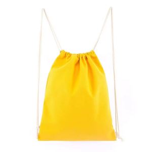 Sac à cordon personnalisé en toile de polyester 210D, sac d'emballage en coton recyclable pour cadeaux d'entreprise et promotions - Product Image 2
