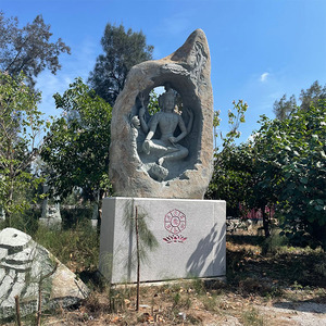 Temple Jardin Bleu <span class=keywords><strong>Pierre</strong></span> Bouddha Statue Assis Bouddha <span class=keywords><strong>Sculpture</strong></span> <span class=keywords><strong>Pierre</strong></span> <span class=keywords><strong>Sculpture</strong></span> - Product Image 5