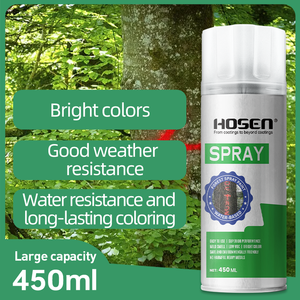 HOSEN Water-Based Acrylic Aerosol <b>Spray</b> Paint, 450ML Forest <b>Spray</b> Protective Coating - Product Image 4