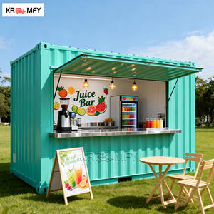 Kiosque à café préfabriqué, bar, conteneur mobile de 20 pieds, 40 pieds, restaurant, cuisine, café, à vendre - Product Image 4
