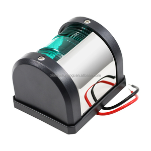 새로운 디자인 작은 돌고래 낚시 보트 요트 램프 해양 활 신호 내비게이션 라이트 깜박이는 빨간색 녹색 전면 내비게이션 신호 등 - Product Image 4