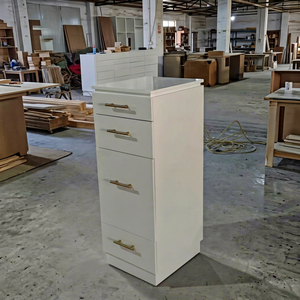 Factory Custom Hair Salon Storage Cabinet with Drawers Barber Shop <b>Tool</b> Station for Hairdresser - Product Image 6