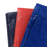 PP-bâche bleue Roll Truck tissu traité aux UV durable et résistant aux intempéries