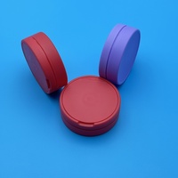 Boîtes à snus en plastique transparent rouge bleu noir à rabat pour sachets de tabac Emballage 70*25mm/60*20mm Couleur personnalisée