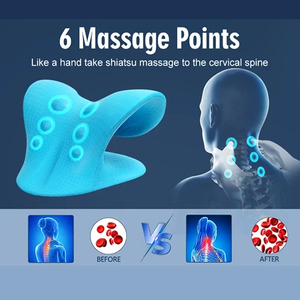 2025 EVA C-förmiges Magnet-Nackenkissen für Schulter- und Halswirbelsäulenausrichtung, Traktionsgerät, Massagekissen - Product Image 2