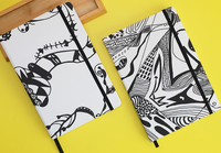 Journal couverture rigide A5 planificateur couverture en tissu de lin carnet de notes