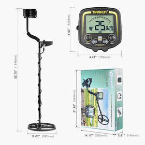 เครื่องตรวจจับโลหะใต้ดิน TX850 กันน้ำ แผ่นตรวจจับขนาดใหญ่ ระดับมืออาชีพ สำหรับทองคำ - Product Image 4