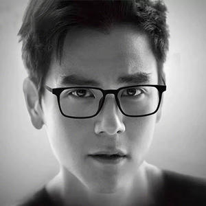 Lunettes de vue pour homme Danyang 8g Ultralight Titanium Square Frame 9822, monture intégrale, verres PC, style business - Product Image 1