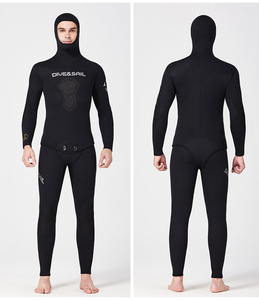<span class=keywords><strong>Combinaison</strong></span> de plongée en néoprène 3mm 5mm 7mm CR à cellules ouvertes camouflage avec capuche pour hommes – Vente en gros - Product Image 6